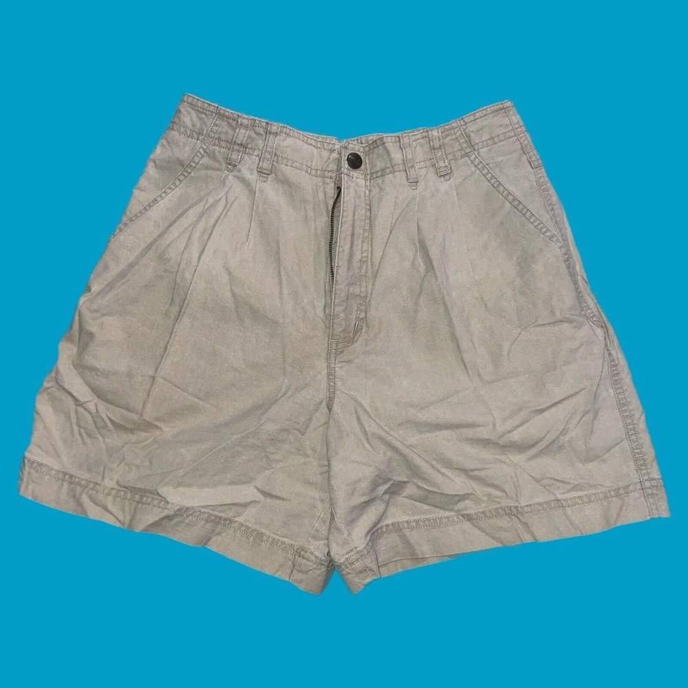 Vintage Women's Royal Robbins Climbing Stand up Shorts Beige Sz 8